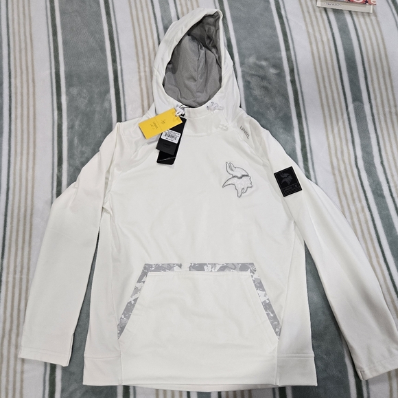 NFL White Kids Jacket with Gray Accents